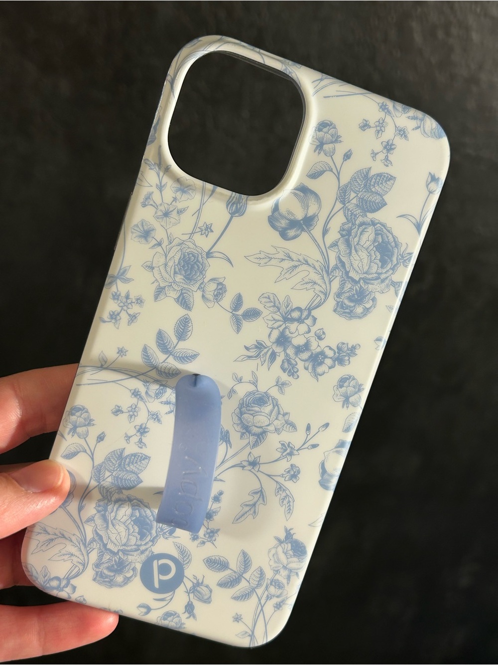 Loopy Blue & White Floral iPhone 14 Plus Case Like New Condition - Picture 3 of 3